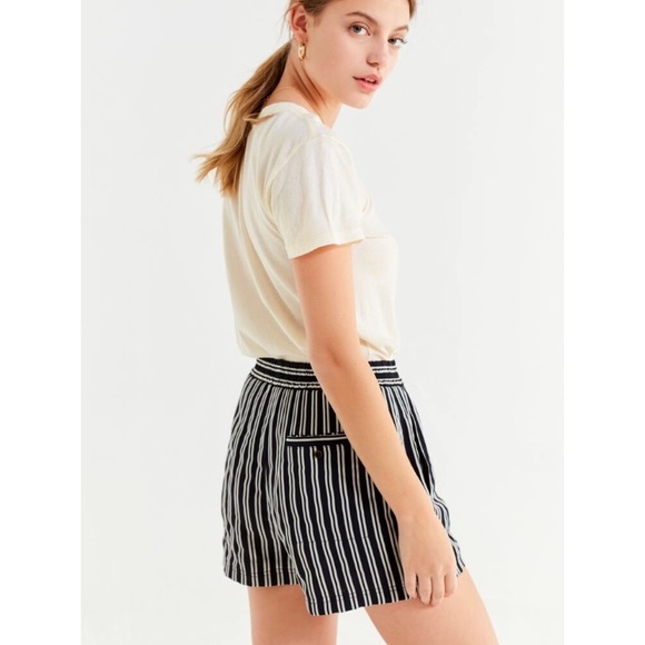 urban outfitters city striped shorts - Picture 1 of 1